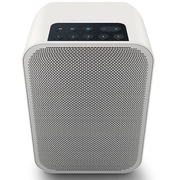 Bluesound PULSE FLEX 2i MQA Multi-Room Wireless Bluetooth/WiFi Desktop Speaker - White Bluesound PULSE FLEX 2i MQA Multi-Room Wireless Bluetooth/WiFi Desktop Speaker - White