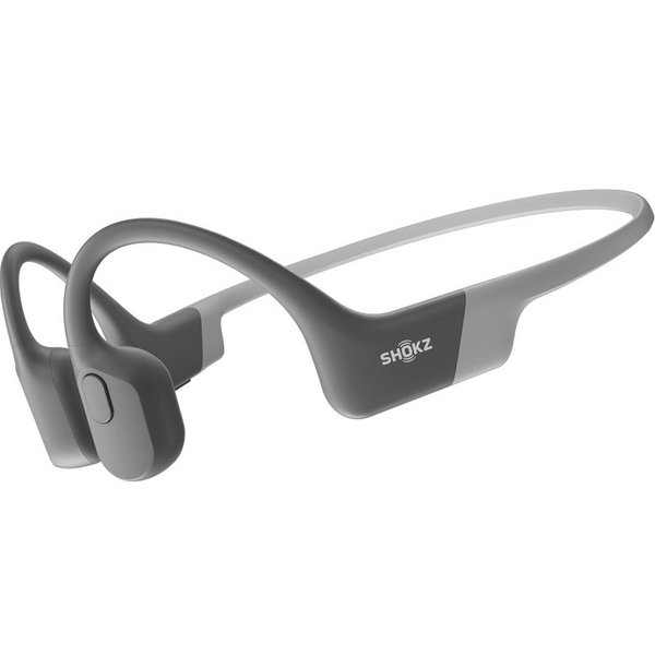 Shokz OpenRun Waterproof Wireless Bluetooth Bone Conduction Headphone with Mic - Grey