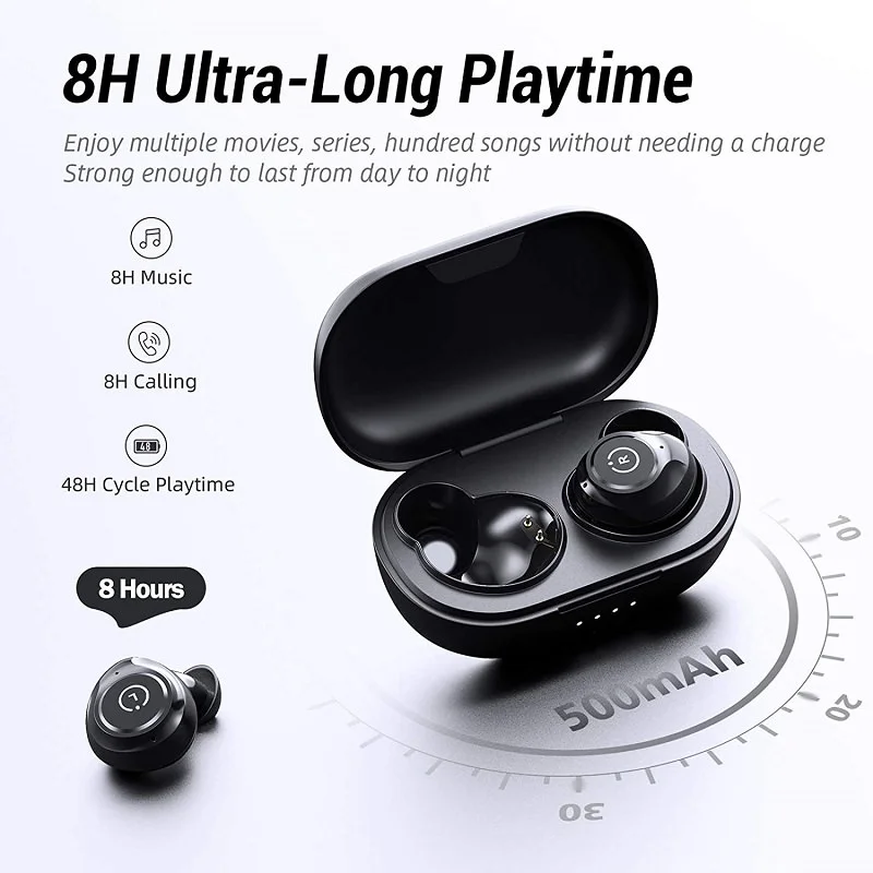 ENACFIRE E60 True Wireless Bluetooth In-Ear Earphone with Mic