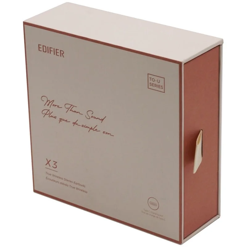 Edifier X3 TO-U True Wireless Bluetooth In-Ear Earphone with Mic - Pink