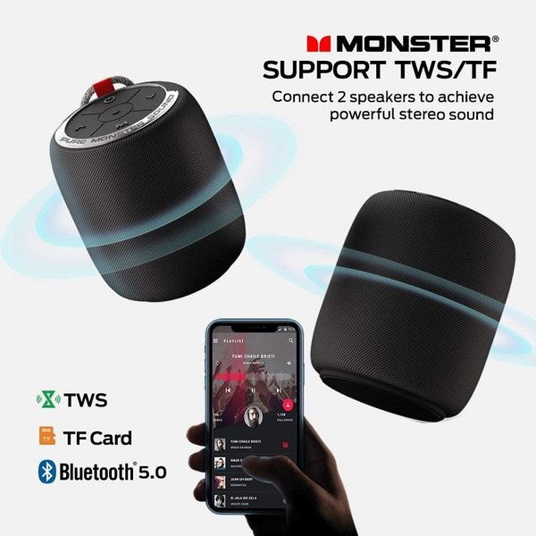 Monster Superstar S110 Wireless Bluetooth Portable Speaker