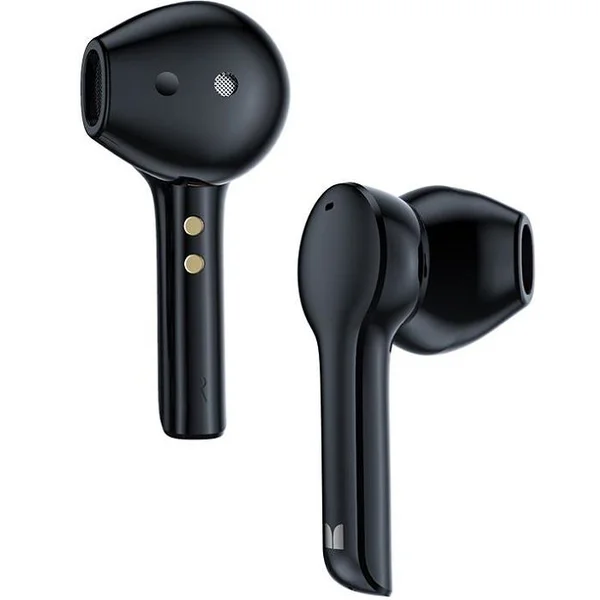 Monster Clarity 550 LT True Wireless Bluetooth On-Ear Earphone with Mic - Black