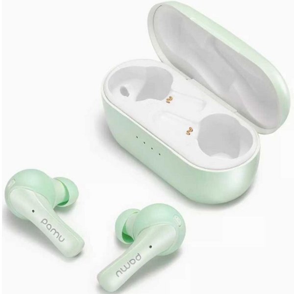 Padmate PaMu Slide Mini True Wireless Bluetooth In-Ear Earphone with Mic - Green Padmate PaMu Slide Mini True Wireless Bluetooth In-Ear Earphone with Mic - Green