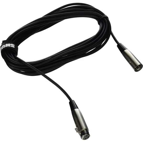 Shure C25J Male XLR to Female XLR Microphone Cable