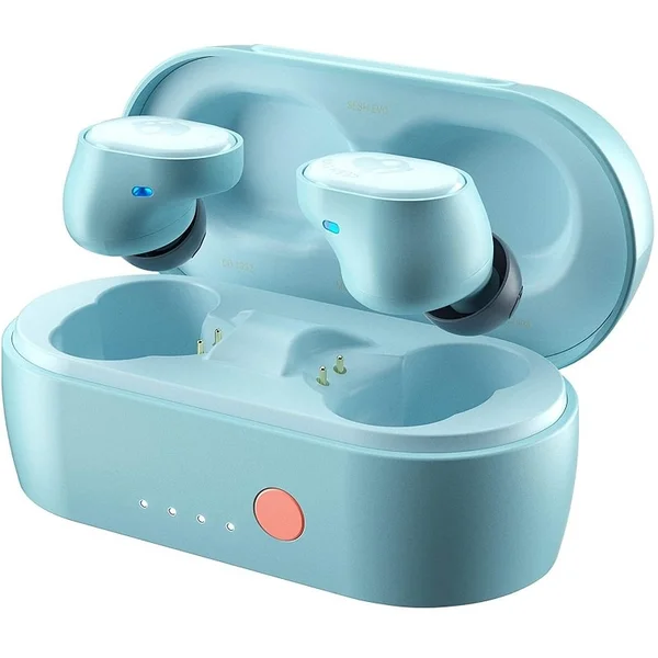 Skullcandy Sesh Evo True Wireless Bluetooth In-Ear Earphone with Mic - Bleached Blue
