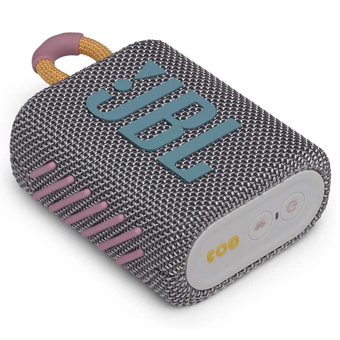 JBL GO 3 Wireless Bluetooth Portable Speaker - Grey