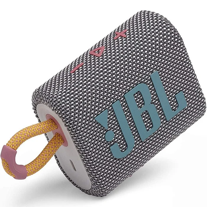 JBL GO 3 Wireless Bluetooth Portable Speaker - Grey