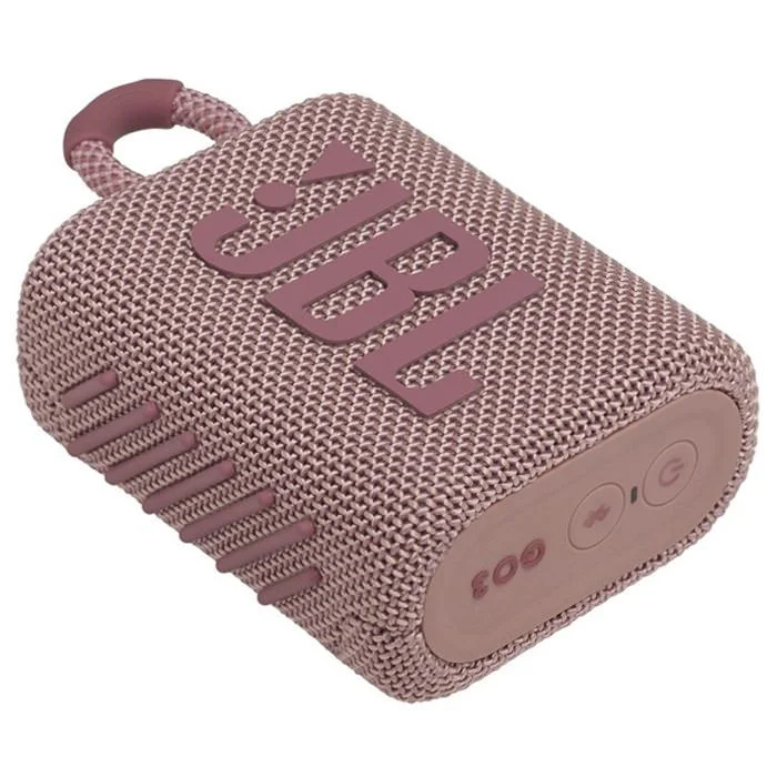 JBL GO 3 Wireless Bluetooth Portable Speaker - Pink