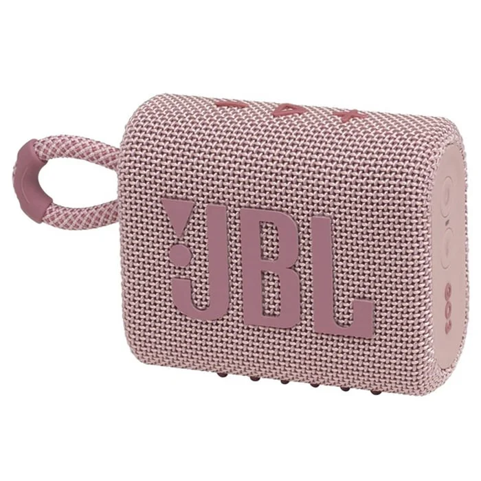 JBL GO 3 Wireless Bluetooth Portable Speaker - Pink