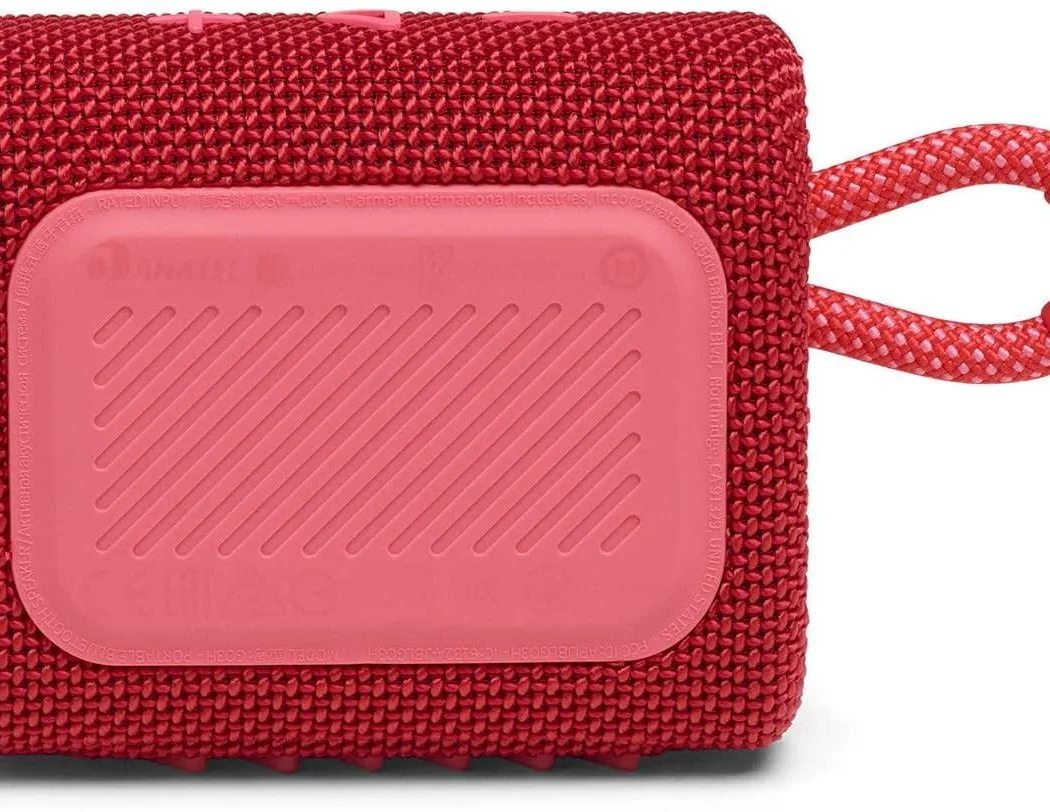 JBL GO 3 Wireless Bluetooth Portable Speaker - Red