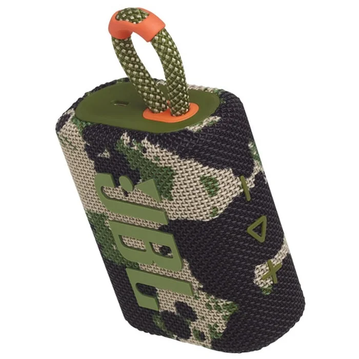 JBL GO 3 Wireless Bluetooth Portable Speaker - Squad