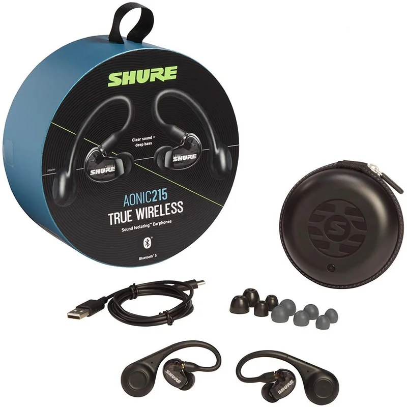 Shure AONIC 215 Gen 2 True Wireless Bluetooth In-Ear Earphone with Mic - Black