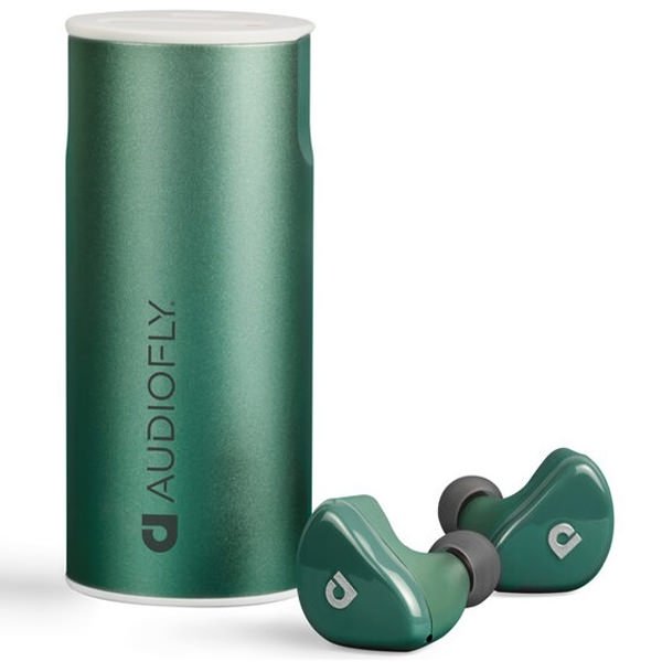 Audiofly AFT2 True Wireless Bluetooth Noise-Cancelling In-Ear Earphone with Mic - Gum Leaf Audiofly AFT2 True Wireless Bluetooth Noise-Cancelling In-Ear Earphone with Mic - Gum Leaf