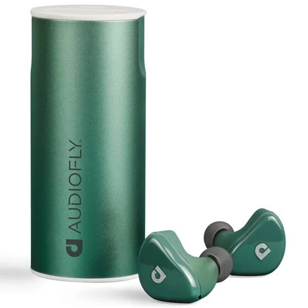 Audiofly AFT2 True Wireless Bluetooth Noise-Cancelling In-Ear Earphone with Mic - Gum Leaf