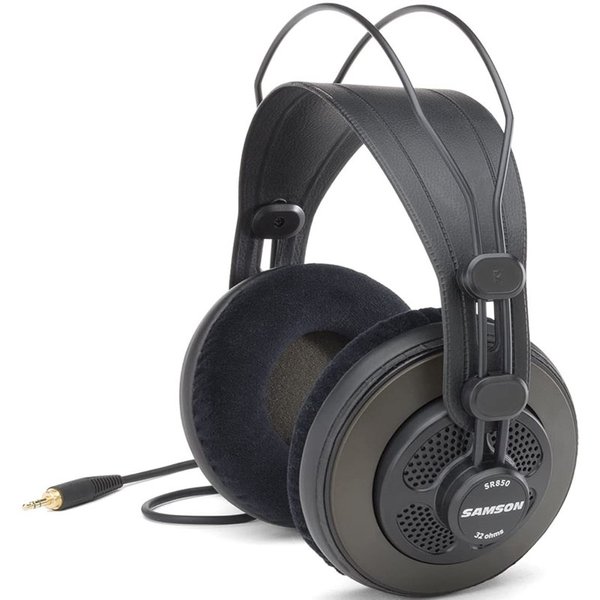 Samson SR850 Professional Semi Open-Back Studio Monitoring Over-Ear Headphone Samson SR850 Professional Semi Open-Back Studio Monitoring Over-Ear Headphone