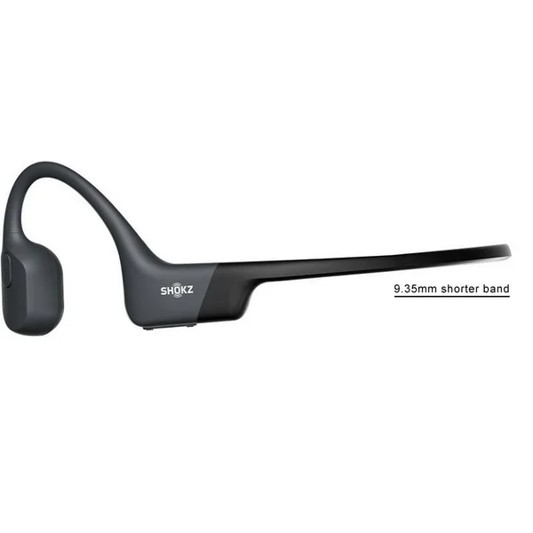 Shokz OpenRun Mini Waterproof Wireless Bluetooth Bone Conduction Headphone with Mic - Black
