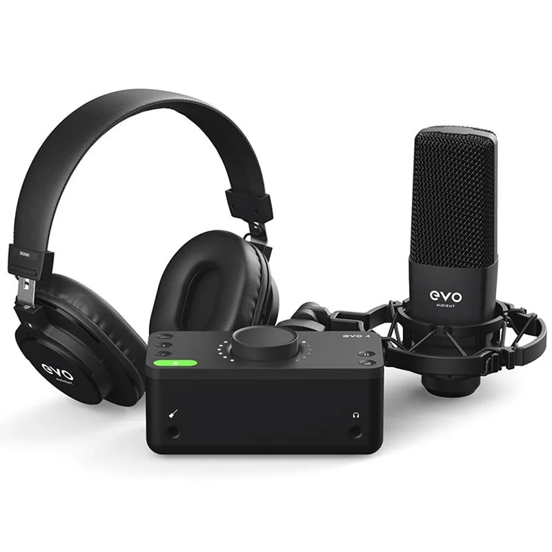 Audient EVO Start Recording Bundle Audio Interface Set