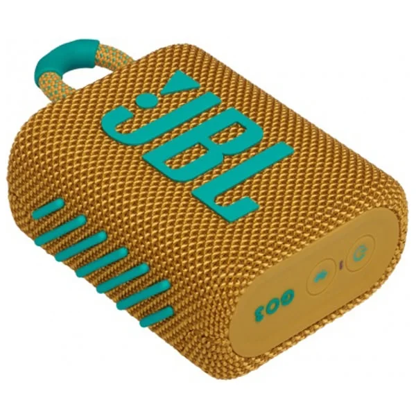 JBL GO 3 Wireless Bluetooth Portable Speaker - Yellow