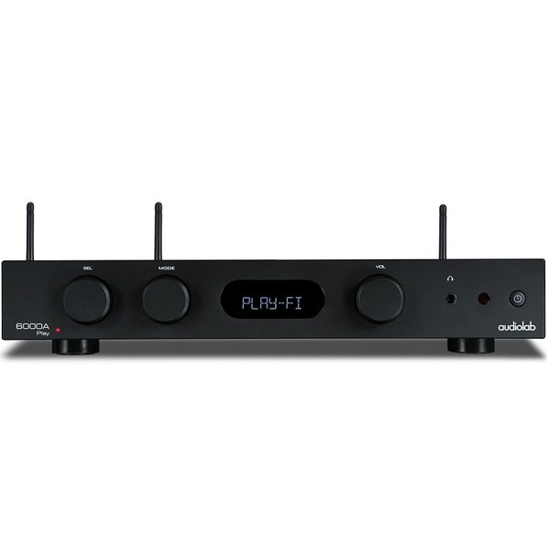 Audiolab 6000A Play Multi-Room Wireless Bluetooth/WiFi/Ethernet Network Streamer & Hi-Fi Integrated Amplifier - Black Audiolab 6000A Play Multi-Room Wireless Bluetooth/WiFi/Ethernet Network Streamer & Hi-Fi Integrated Amplifier - Black