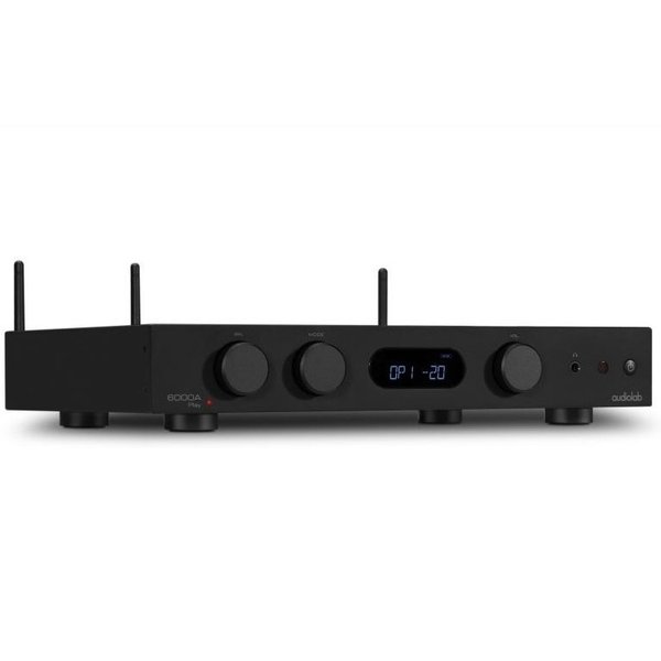 Audiolab 6000A Play Multi-Room Wireless Bluetooth/WiFi/Ethernet Network Streamer & Hi-Fi Integrated Amplifier - Black Audiolab 6000A Play Multi-Room Wireless Bluetooth/WiFi/Ethernet Network Streamer & Hi-Fi Integrated Amplifier - Black