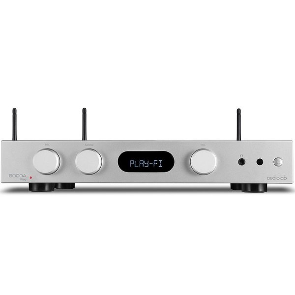 Audiolab 6000A Play Multi-Room Wireless Bluetooth/WiFi Network Streamer & Hi-Fi Integrated Amplifier - Silver