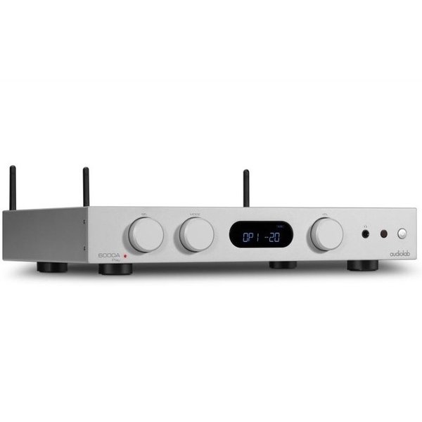 Audiolab 6000A Play Multi-Room Wireless Bluetooth/WiFi Network Streamer & Hi-Fi Integrated Amplifier - Silver