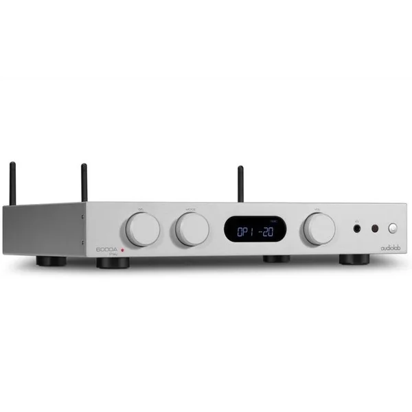 Audiolab 6000A Play Multi-Room Wireless Bluetooth/WiFi Network Streamer & Hi-Fi Integrated Amplifier (with Phono) - Silver