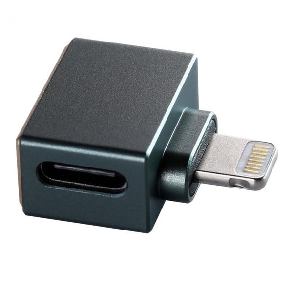 ddHiFi TC28i Apple Lightning to Type-C Right-Angle OTG Converter Adapter [Display Set]