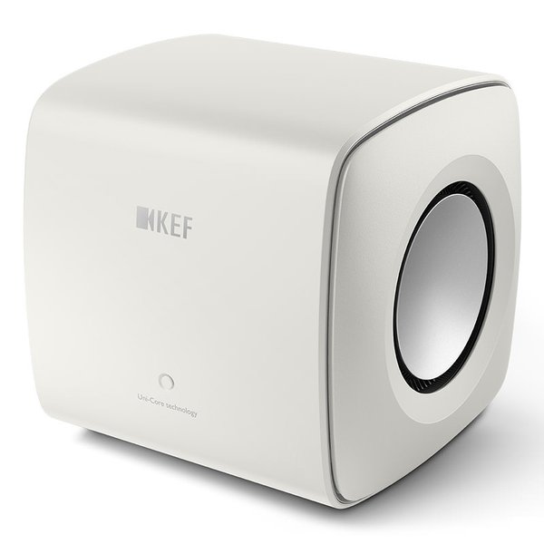 KEF KC62 Dual 6.5-inch (2x6.5”) Powered Subwoofer - Mineral White KEF KC62 Dual 6.5-inch (2x6.5”) Powered Subwoofer - Mineral White