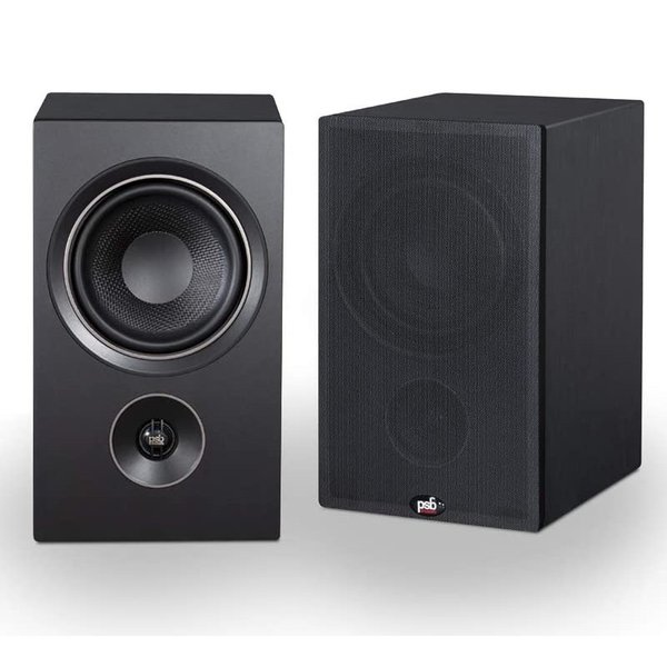 PSB Alpha P5 2-Way Passive Desktop Bookshelf Speakers - Black Ash Woodgrain PSB Alpha P5 2-Way Passive Desktop Bookshelf Speakers - Black Ash Woodgrain