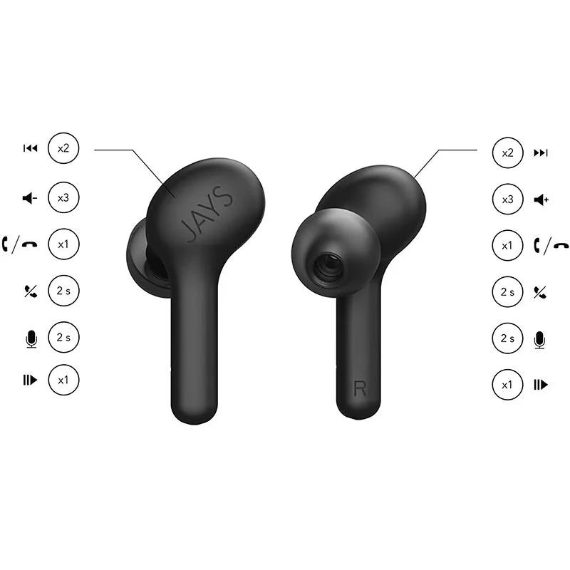 JAYS f-Five True Wireless Bluetooth In-Ear Earphone with Mic