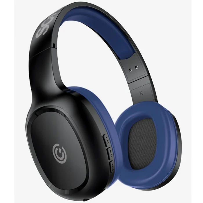 SonicGear Airphone 3 (2019) Wireless Bluetooth Over-Ear Headphone with Mic - Black Blue
