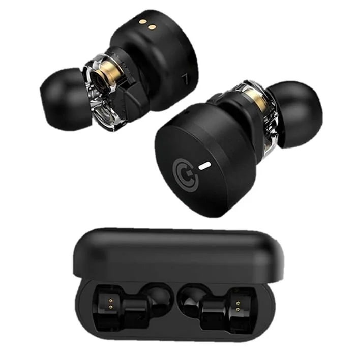 SonicGear Earpump TWS 7 Hyperbass True Wireless Bluetooth In-Ear Earphone with Mic - Black