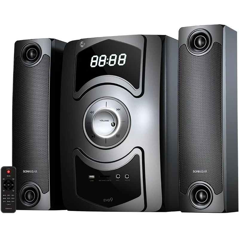SonicGear EVO 9 BTMI Wireless Bluetooth Multimedia Karaoke Desktop Speaker with Wireless Mic