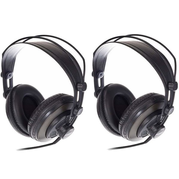 Samson SR850 (2-Pack) Professional Semi Open-Back Studio Monitoring Over-Ear Headphone Samson SR850 (2-Pack) Professional Semi Open-Back Studio Monitoring Over-Ear Headphone