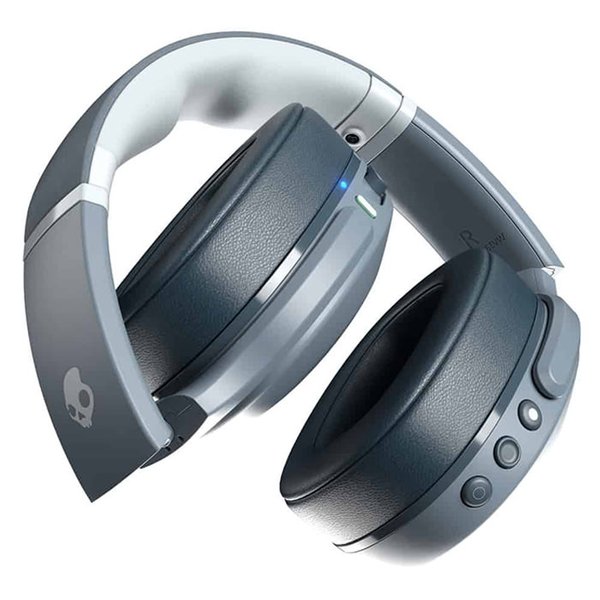 Skullcandy Crusher Evo Wireless Bluetooth Over-Ear Headphone with Mic - Chill Grey