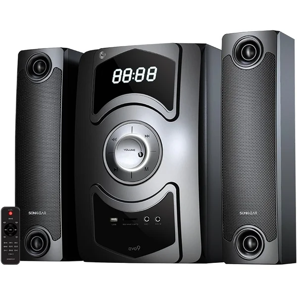 SonicGear EVO 9 BTMI Wireless Bluetooth Multimedia Karaoke Desktop Speaker with Wireless Mic