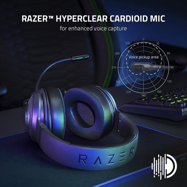 Razer Kraken V3 X 7.1 Surround Sound USB Gaming Over-Ear Headset with Mic Razer Kraken V3 X 7.1 Surround Sound USB Gaming Over-Ear Headset with Mic