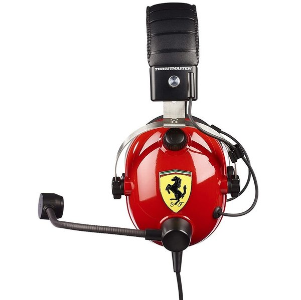 Thrustmaster T.Racing Scuderia Ferrari Edition Over-Ear Gaming Headset with Mic Thrustmaster T.Racing Scuderia Ferrari Edition Over-Ear Gaming Headset with Mic