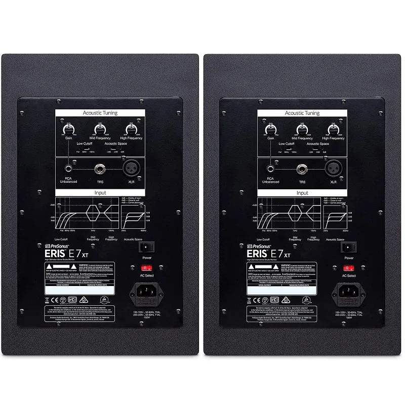 PreSonus Eris E7 XT Studio Monitoring Wired Desktop Bookshelf Speakers