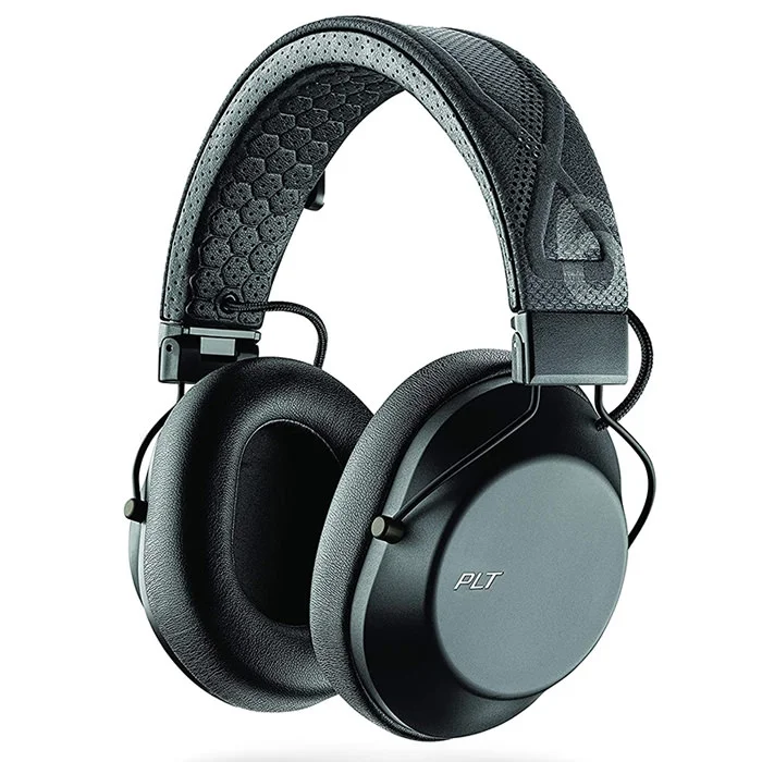 Plantronics BackBeat FIT 6100 Wireless Bluetooth Noise-Cancelling Over-Ear Headphone with Mic - Black