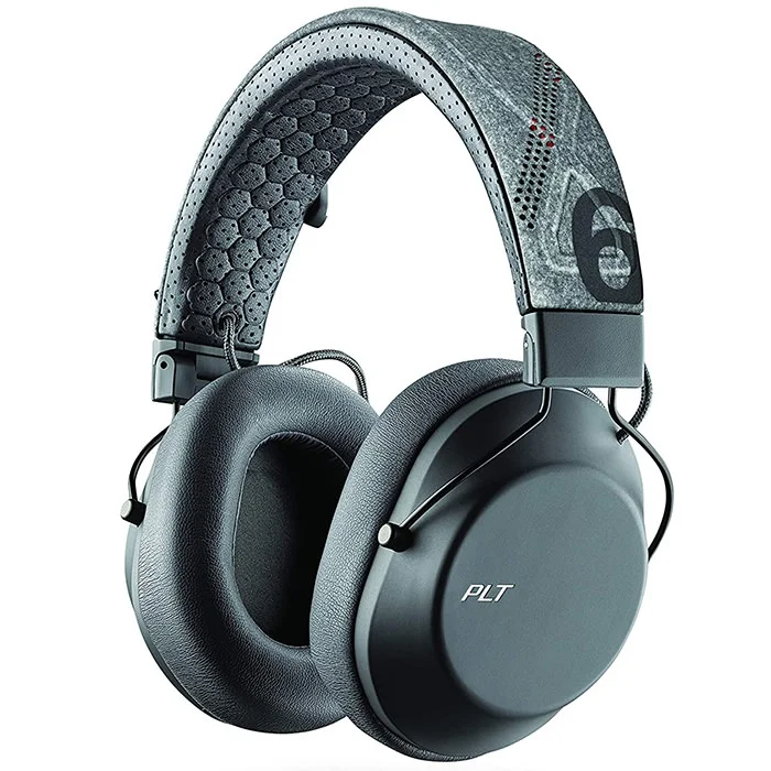 Plantronics BackBeat FIT 6100 Wireless Bluetooth Noise-Cancelling Over-Ear Headphone with Mic - Grey