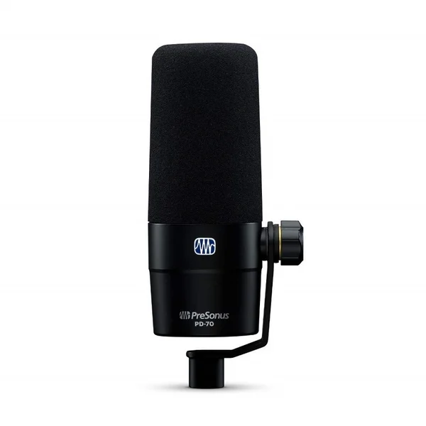 PreSonus PD-70 Cardioid Dynamic Vocal XLR Microphone for Broadcast, Podcast & Live Stream