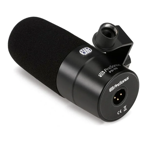PreSonus PD-70 Cardioid Dynamic Vocal XLR Microphone for Broadcast, Podcast & Live Stream