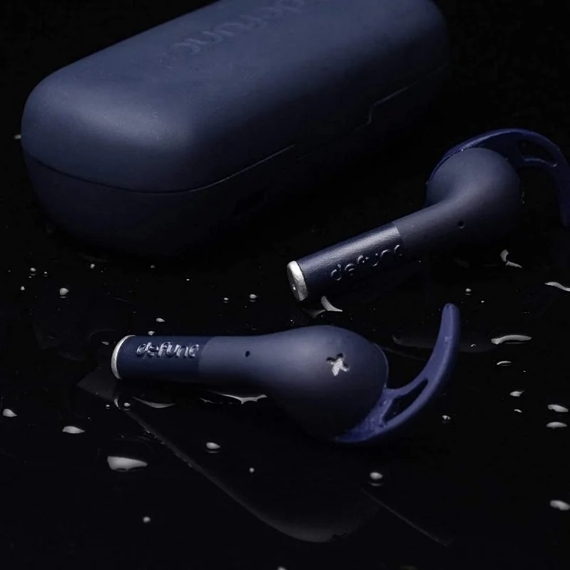Defunc True Plus True Wireless Bluetooth On-Ear Earphone with Mic - Blue