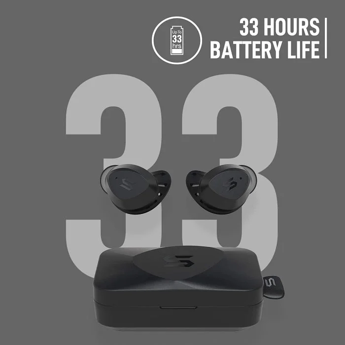 SOUL S-FIT True Wireless Bluetooth In-Ear Earphone with Mic - Black