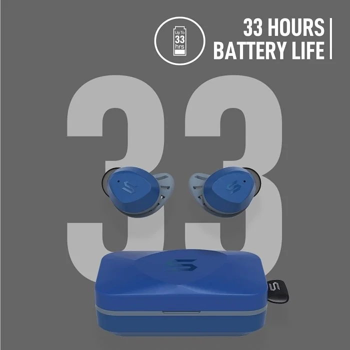 SOUL S-FIT True Wireless Bluetooth In-Ear Earphone with Mic - Blue