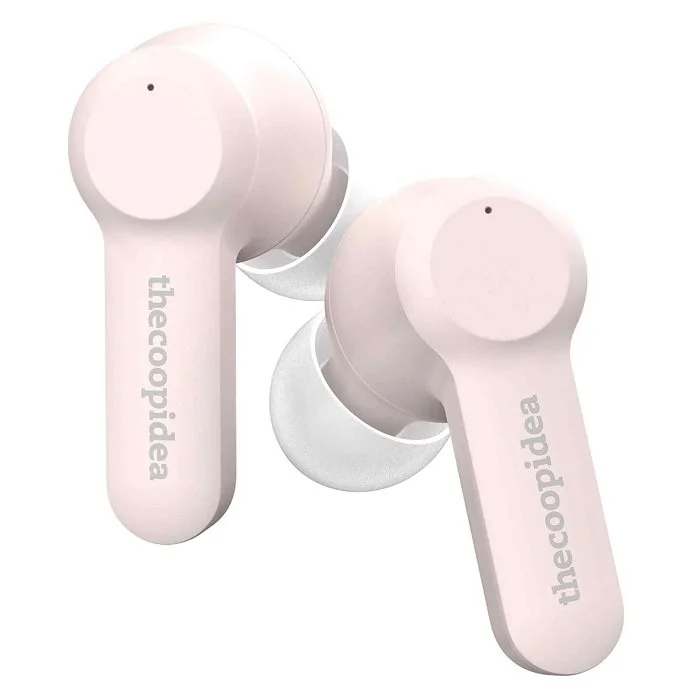 thecoopidea Beans Pro 2 True Wireless Bluetooth Noise-Cancelling In-Ear Earphone with Mic - Sakura Pink