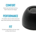 Comply TrueGrip TW-200-A Foam Eartips for Aukey Samsung Galaxy Buds Skullcandy Soundcore Xiaomi