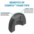Comply TrueGrip TW-200-A Foam Eartips for Aukey Samsung Galaxy Buds Skullcandy Soundcore Xiaomi